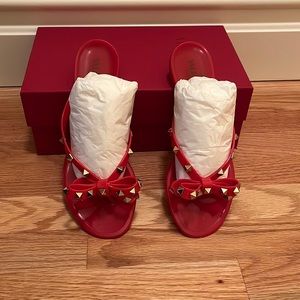 Valentino Rockstud Jelly Thong